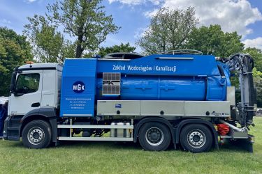 Nowy pojazd do czyszczenia kanalizacji w MGK Oleśnica